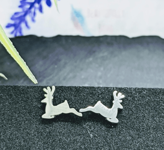 Stainless Steel Necklace With Deer Pendant 